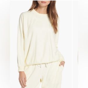 Something Navy Batwing Fleece Pullover